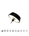 RELAX * TAPON BOTELLA LED NEGRO - RECARGABLE